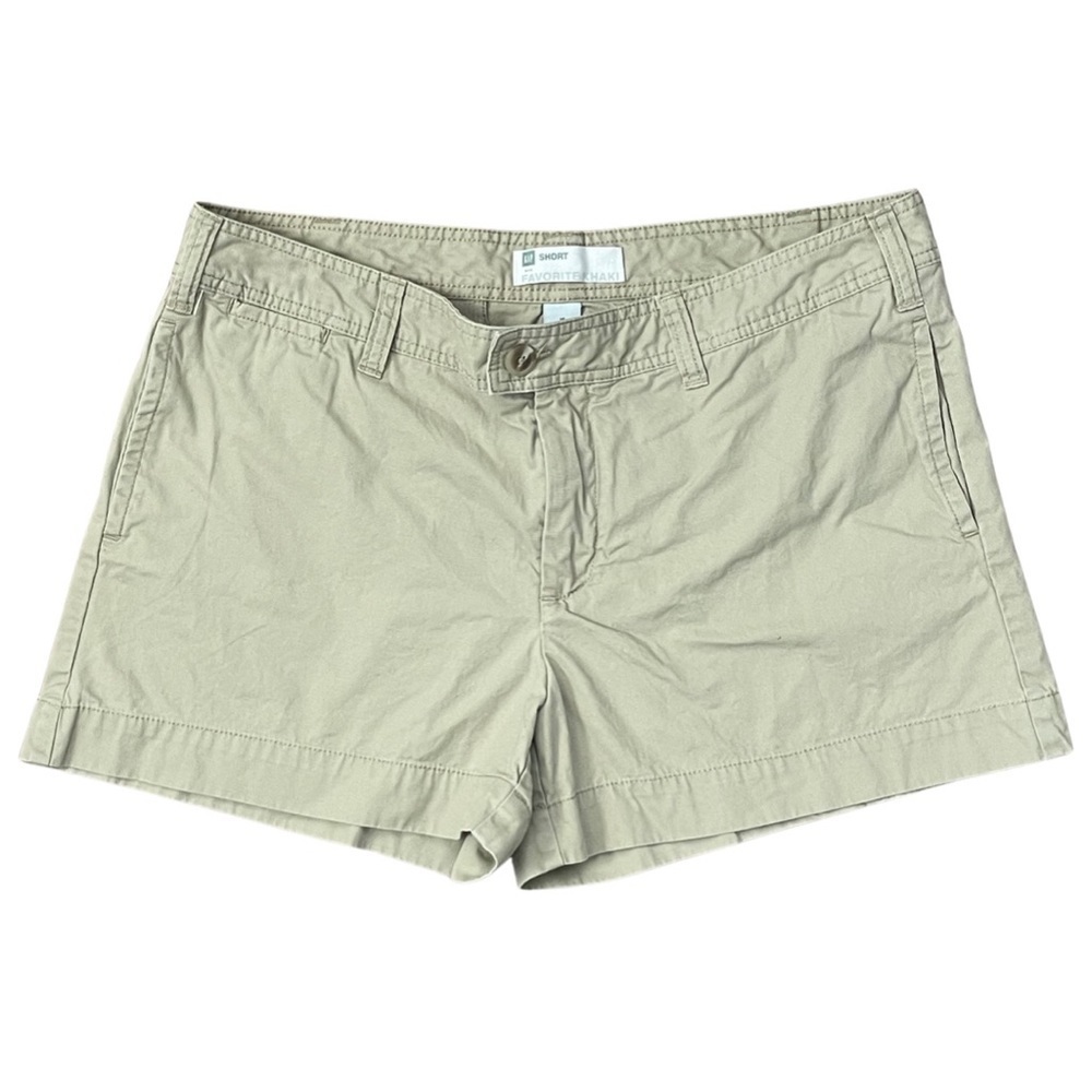 Gap Short Favorite Khaki 5-Pocket 100% Cotton Women’s Size 16.